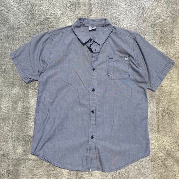 Dc chambray button up mens top - Picture 1 of 6